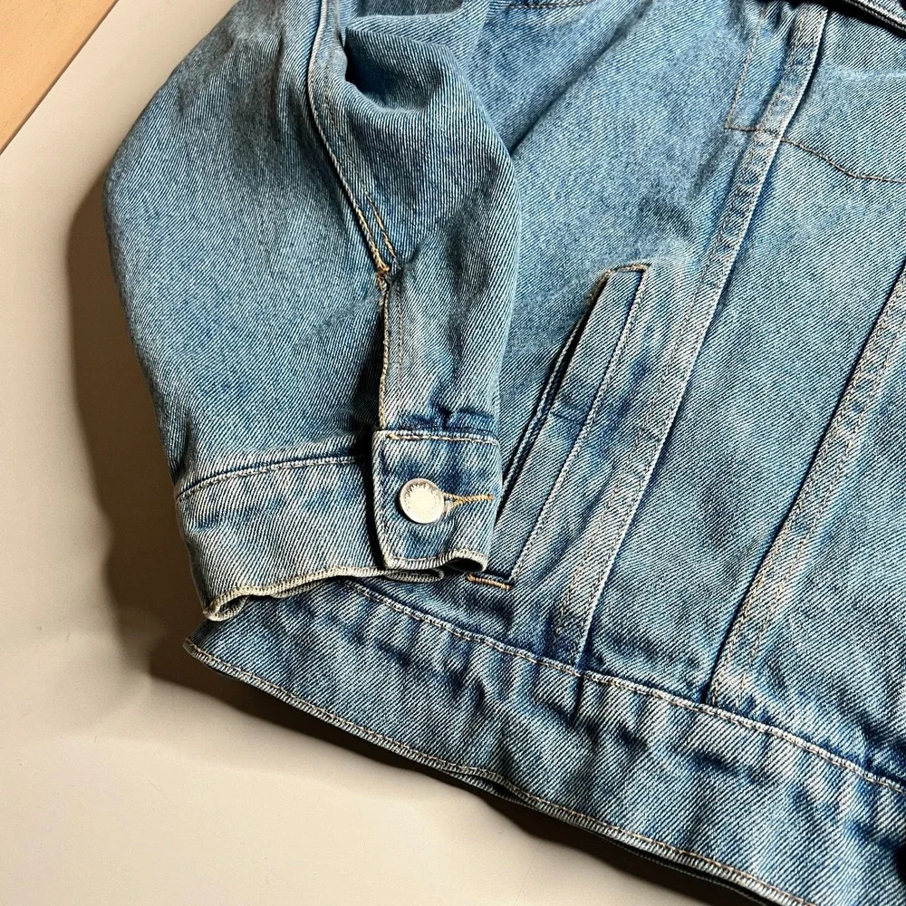 Vintage Wrangler Hero Denim Jacket XL Mens Trucker Blanket Lined Blue USA Style